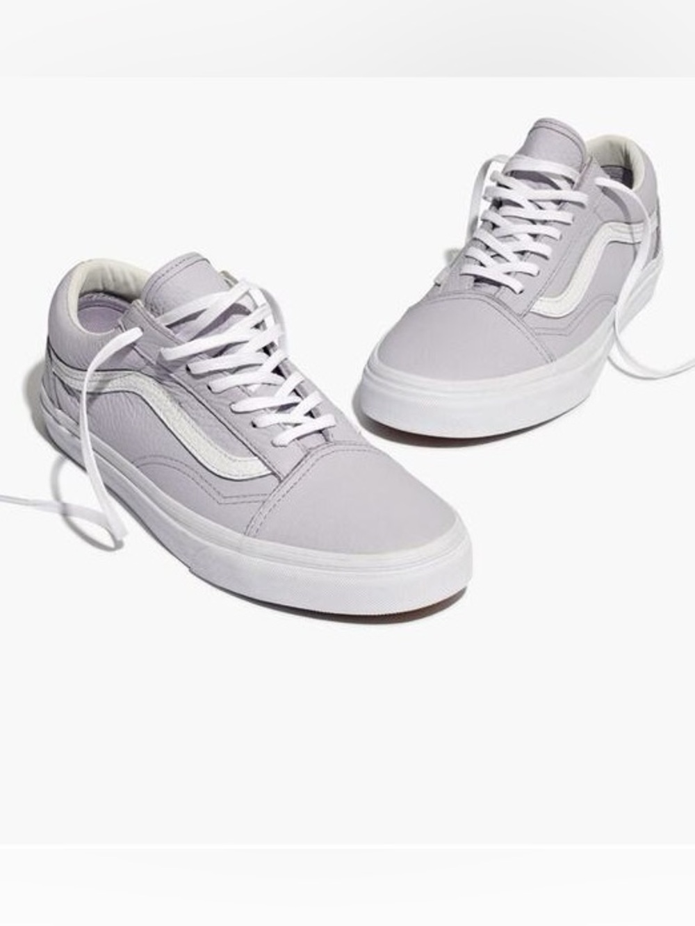 Madewell x Vans Old Skool Lace-Up Sneakers in Lilac/Lavender